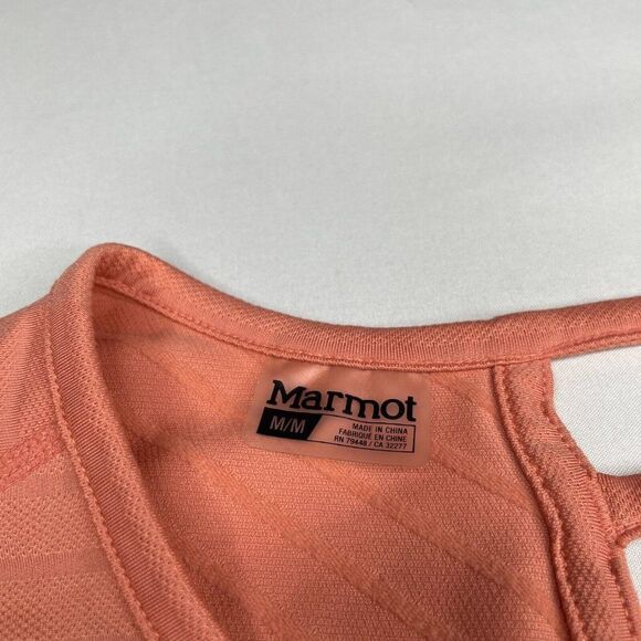 Marmot Active Short Sleeve Tee Orange - Picture 4 of 9